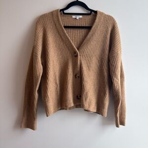 Madewell Cardigan Sweater Tan